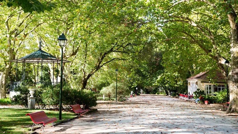 The park's bandstand walk