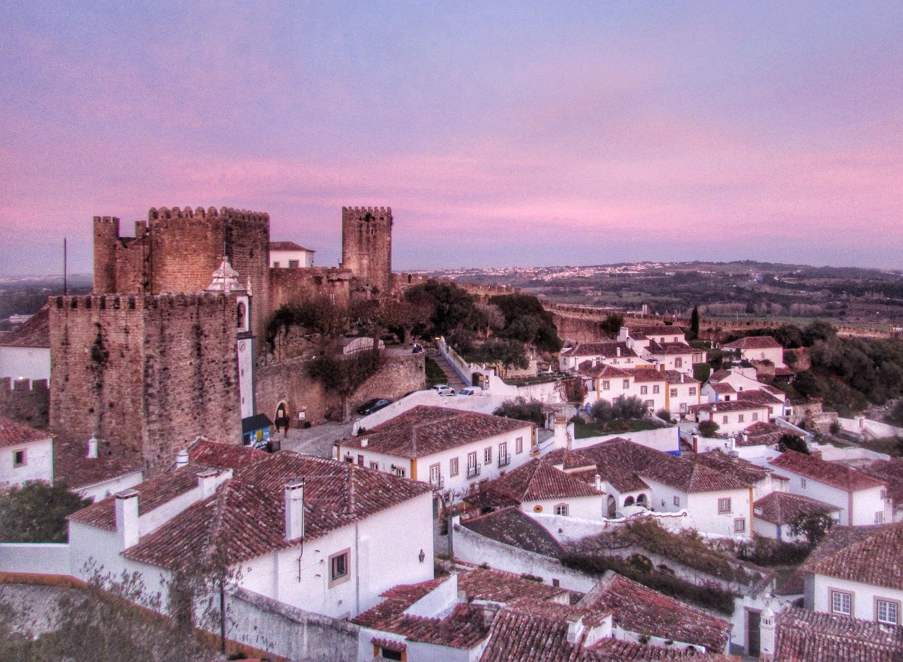 Dusk over the ramparts